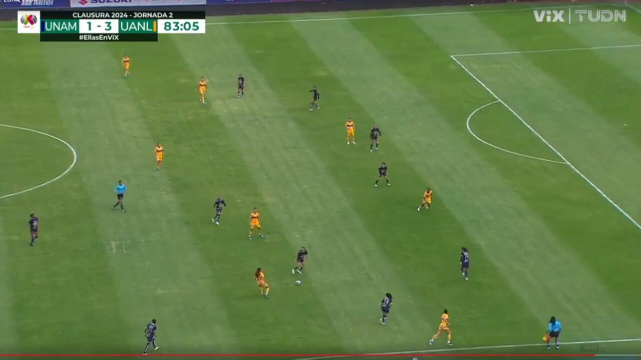 CALIDAD MUNDIAL 💎🌎Chrestinah Kgatlana 🇿🇦 se estrenó como goleadora de @TigresFemenil y puso el cuarto para las Amazonas 🔥