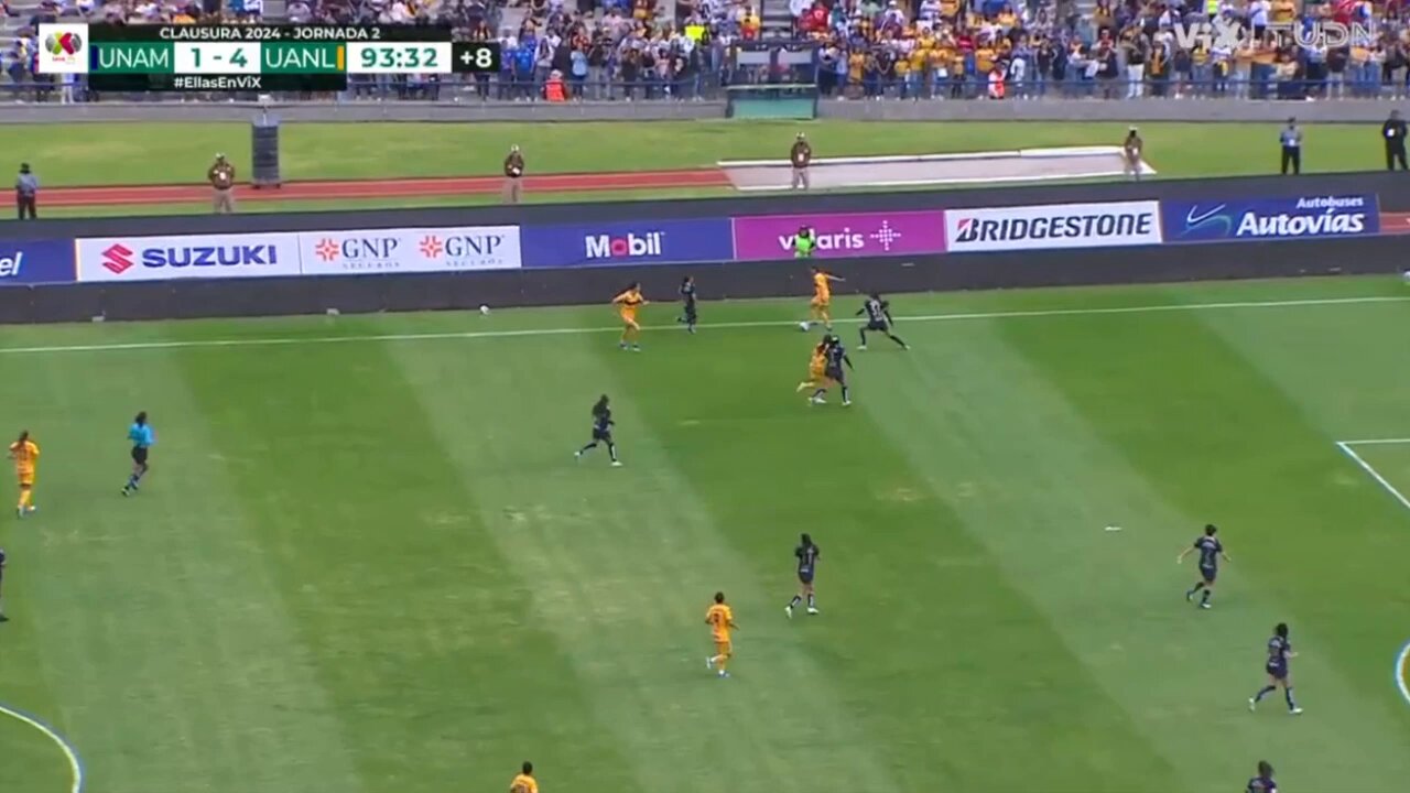 QUÉ DEBUT DE KGATLANA 🇿🇦⚽️Entró en los últimos minutos con @TigresFemenil en el cierre del juego y marcó dos goles 🔥Aquí, les dejamos el segundo 😎
