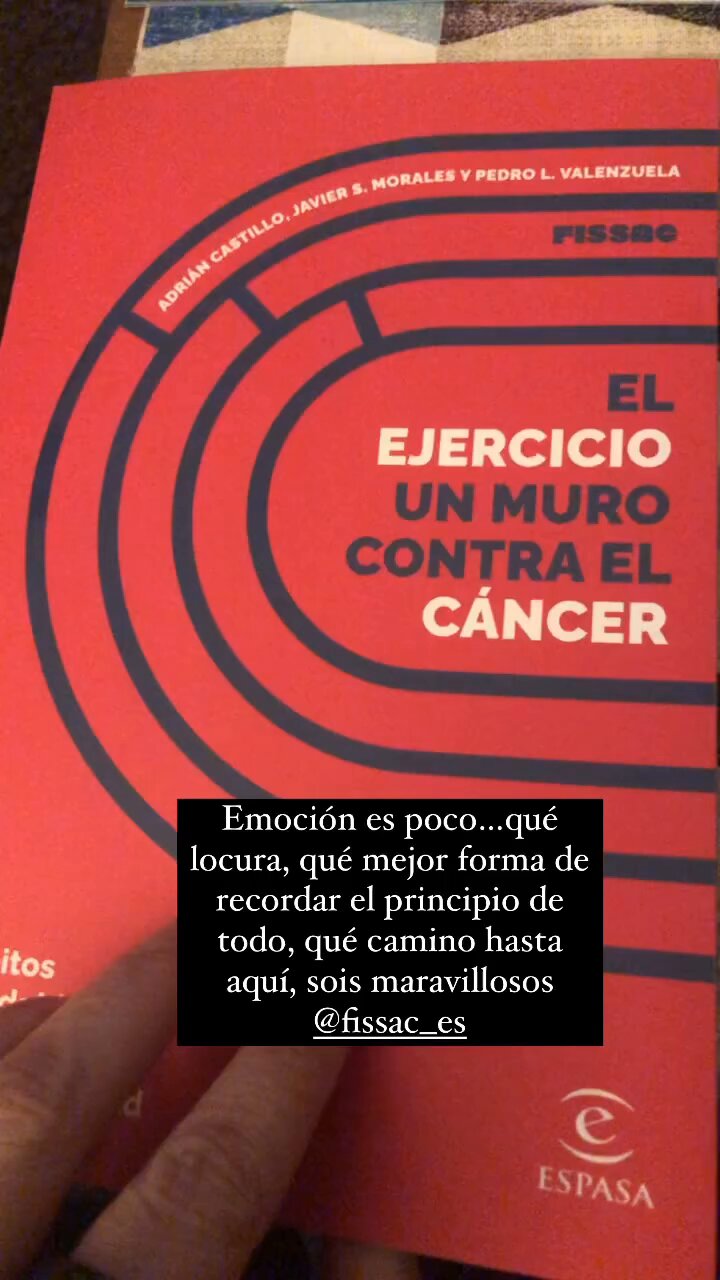 Fissac on X: 🚀Ya está aquí. 🏃‍♀️El ejercicio, un muro contra el cáncer  📕Estamos felices de poder presentar este libro en el que llevamos  trabajando 3 años. 📆Sale a la venta el