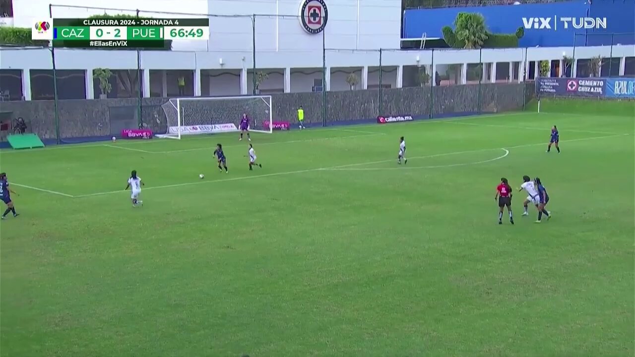 ¡AISHAAAAA! 😱Aisha Solórzano 🇬🇹 pone el tercero en la cuenta del @ClubPueblaFem 🎽#LigaBBVAMXFemenil I #Clausura2024