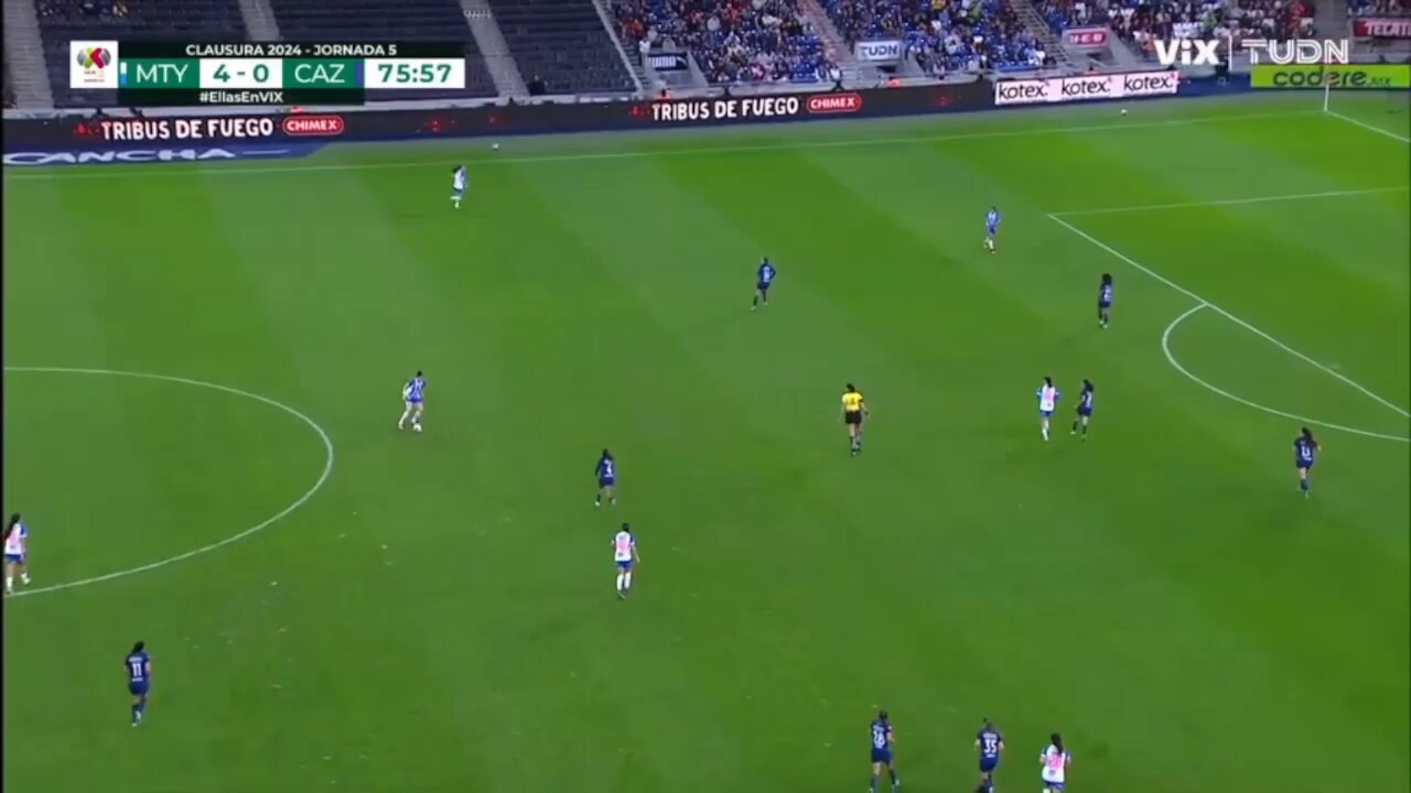 ✅Oye @merelvd 🇳🇱 si no es golazo con las @Rayadas 🔵⚪️ no cuenta, verdad? 😎💁‍♀️#LigaBBVAMXFemenil I #Clausura2024
