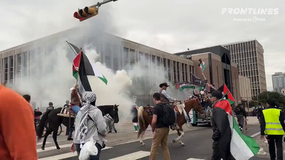 This is in Austin, Texas.

America is under attack. 

 