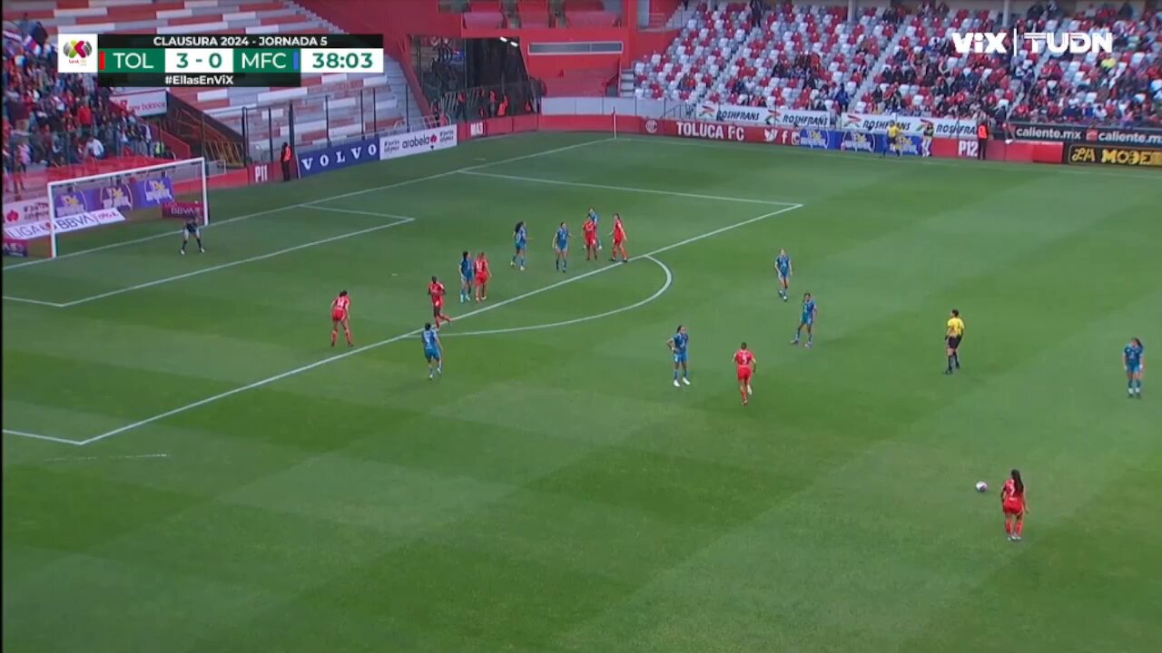¡ESTRENO GOLEADOR! 🤩Ey @TolucaFemenil 😈 ¿Cómo vieron el primer gol de @micabam 🇨🇲 en México? 😎