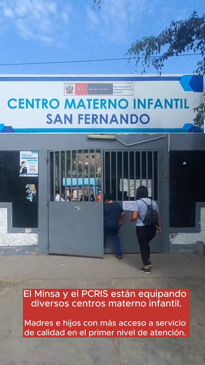 Centro de Salud Materno SAN FERNANDO Centro de Salud Materno SAN FERNANDO