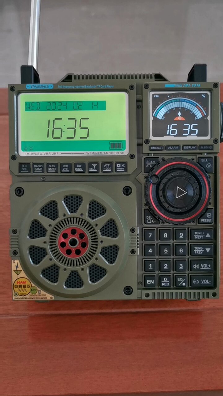 ZHIWHIS BCL ラジオ ZWS-C919 Amazon.com: ZHIWHIS Shortwave Radio with SSB and Extra