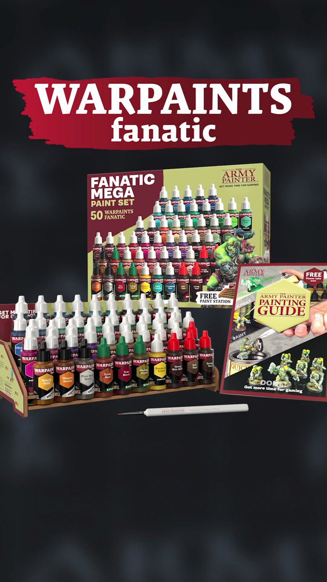 PRESALE The Army Painter - Warpaints Fanatic - Complete Set 03/15/2024