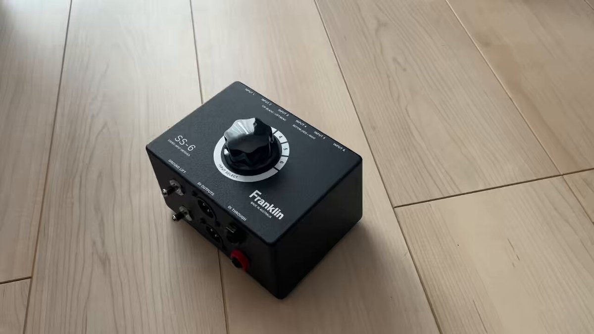 Franklin Audio / SS-6 DI ステレオスイッチャー Franklin Audio / SS-6 DI ステレオスイッチャー SS-6