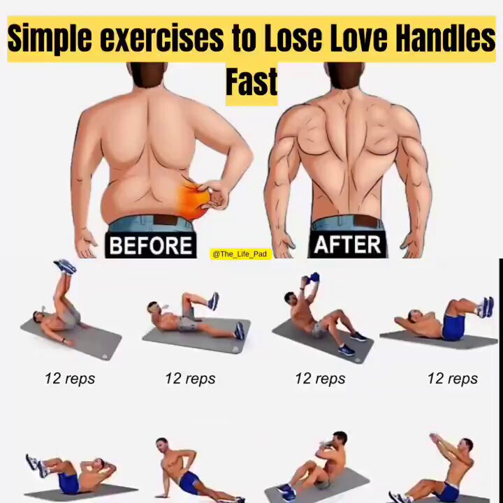 Workouts to get rid of love handles sale