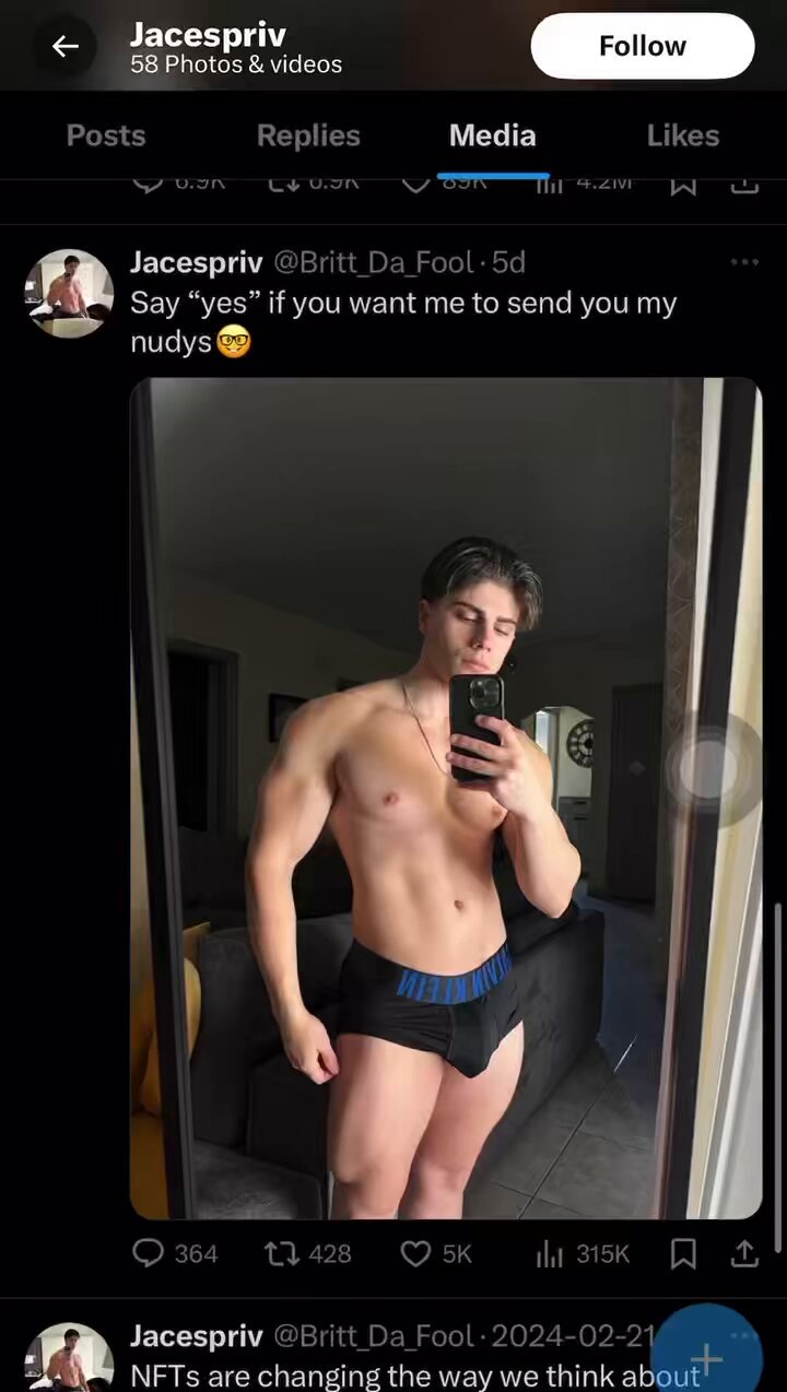 on X: Travis and Meek Mill both exposed for following gay porn accounts on  Twitter today 😭 and on TikTok people are saying this guy is from Travis  hometown ouu thats