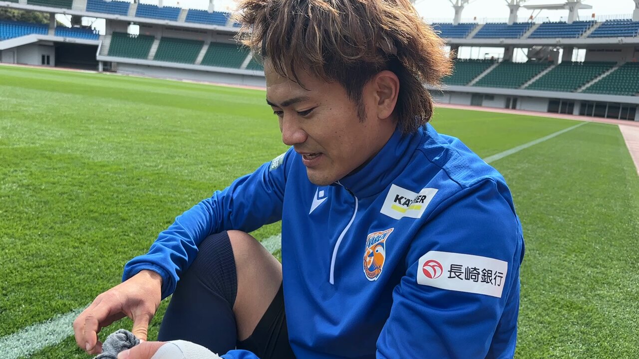 Vファーレン長崎ピースタオープン記念コンフィットTシャツ23米田隼也Mサイズ V・ファーレン長崎 コンフィット開業記念 米田選手 Mサイズ