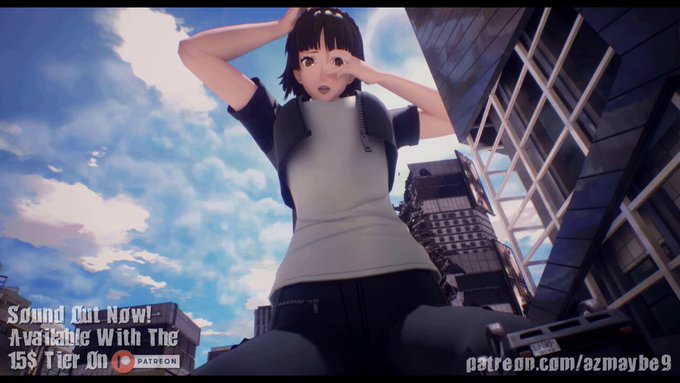Persona 5 - Makoto's Extended End Sound  Out now!  After breaking out of the Metaverse, Makoto is now<a href="/tag/giantess"class="tags"><span>#giantess</span></a><a href="/tag/persona5"class="tags"><span>#persona5</span></a><a href="/tag/sizetwitter"class="tags"><span>#sizetwitter</span></a>