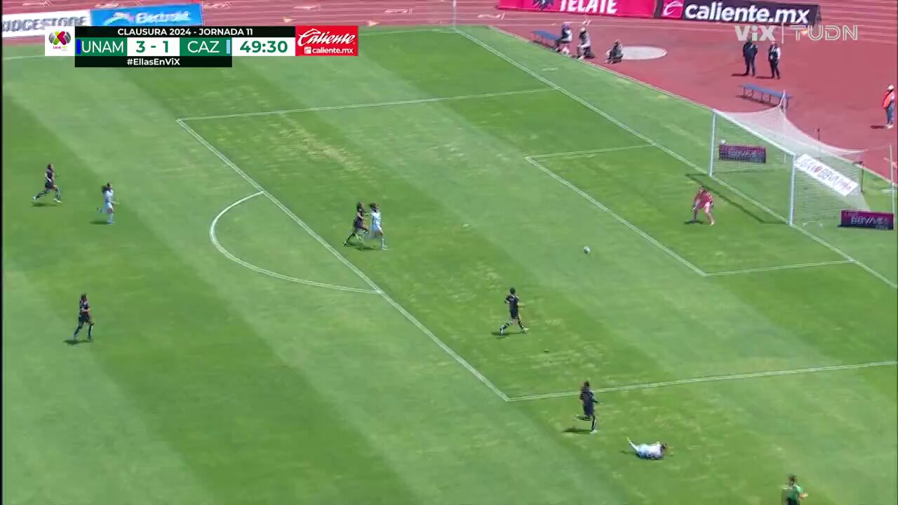 ¡¿Dónde la pusiste, @ximenaerzarate 🎯?! Sin ángulo y GOLAZO de @AzulFemenil 🔥🤩