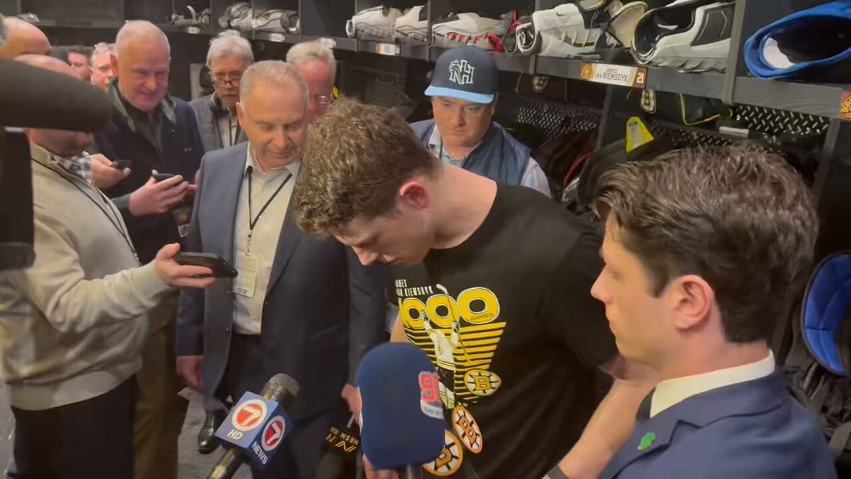 Image for the Tweet beginning: 🎥 Charlie Coyle discusses the