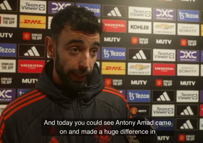 Bruno Fernandes gets emotional after reporter praises him for his dedication  to Man Utd