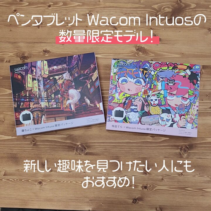 Wacom 板タブ 寺田てら限定パッケージ 寺田てら」「藤ちょこ」のイラストが豪華な「Wacom Intuos限定