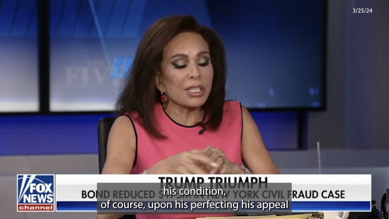 📺 ‘Judge’ Jeanine Pirro Confuses Bonds With Penalties In Civil Case (crooksandliars.com)