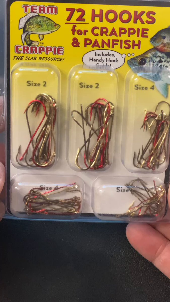 Crappie Now on X: The Team Crappie 72 Hook Kit offers more than just 72  chances to catch fish – it includes some of the best wire hooks on the  market. Check