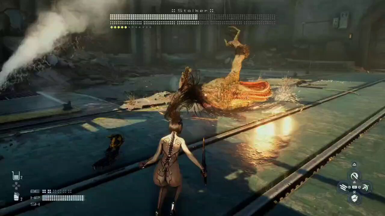 raven💜 on X: &ldquo;oh yeah I finished the stellar blade demo fight 