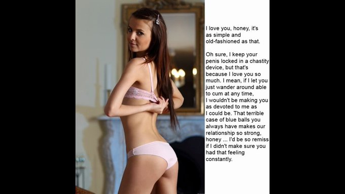 🔵Blue balls always making your devotion to me stronger...   #chastitycaptions #chastity #chastitydevice<a href="/tag/femdom"class="tags"><span>#femdom</span></a><a href="/tag/chastity"class="tags"><span>#chastity</span></a><a href="/tag/keyholder"class="tags"><span>#keyholder</span></a><a href="/tag/chastitydevice"class="tags"><span>#chastitydevice</span></a><a href="/tag/chastitycage"class="tags"><span>#chastitycage</span></a>