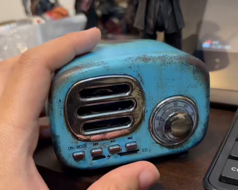 フォールアウトFalloutラジオ/Bluetoothスピーカー 花見　地震停電 Falloutレトロ風ラジオ/Bluetoothスピーカー 新品 地震停電対策