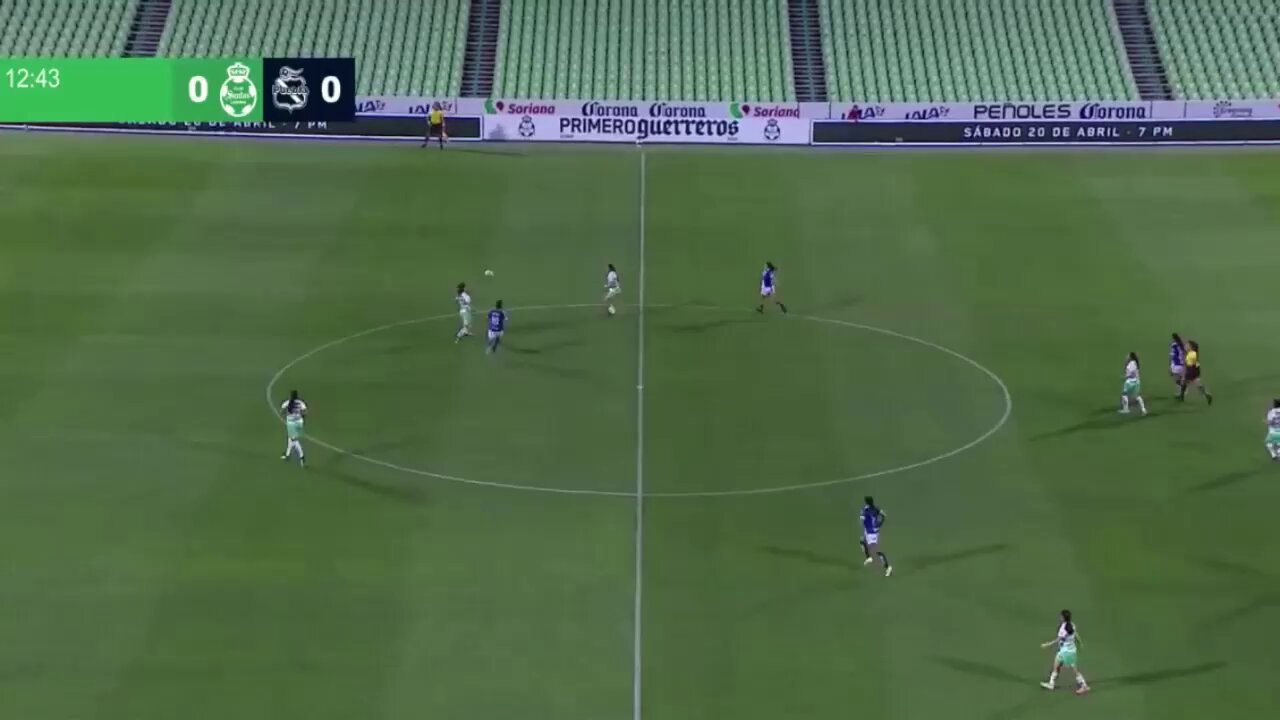 ⚽️ El @ClubPueblaFem 🎽abre el marcador ⚽️Toquecito de @ViridianaL_16 🤌