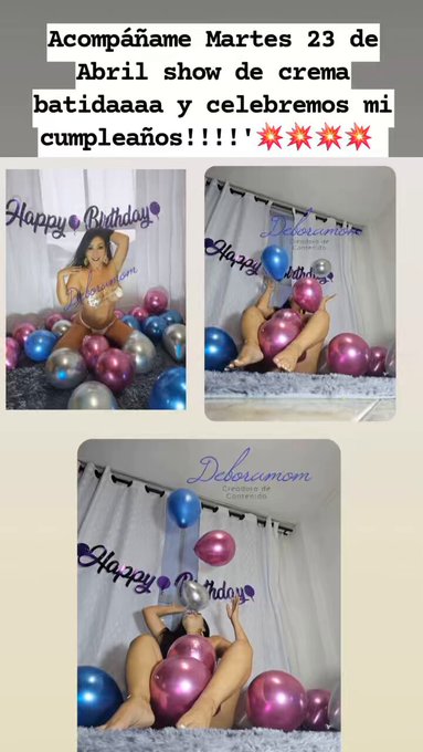 Come join my birthday stream right now! And let&rsquo;s have fun together with drinks, whip cream show and