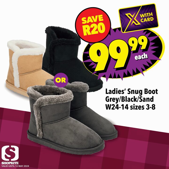 Ackermans snug boots special hotsell