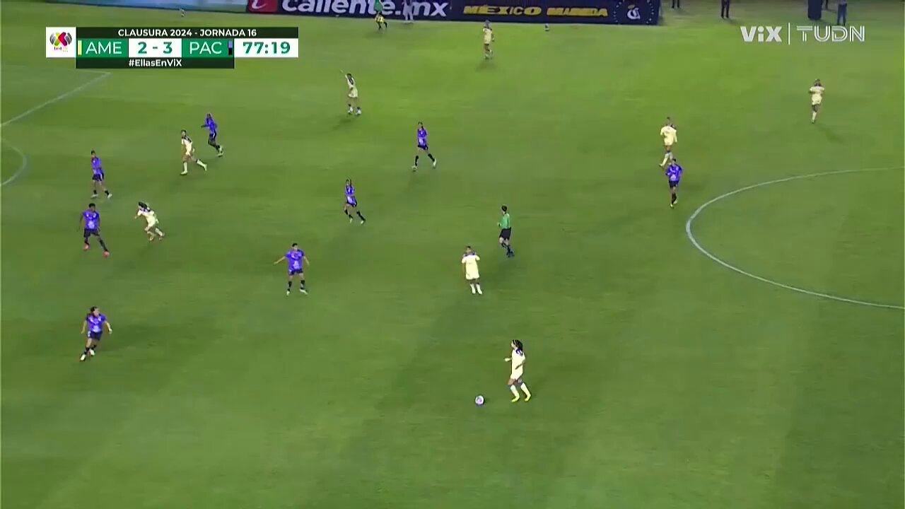 2⃣✖️2⃣🟰4⃣Doblete de @CharlynCorral que pone el 4to para @TuzosFemenil 🐹