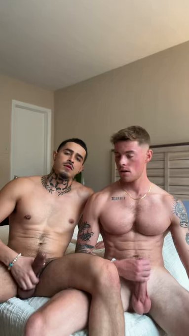 Just boys being boys  Balls were full as hell. I could jerk all day with @D4nielOsgood 🥵😍  https://t