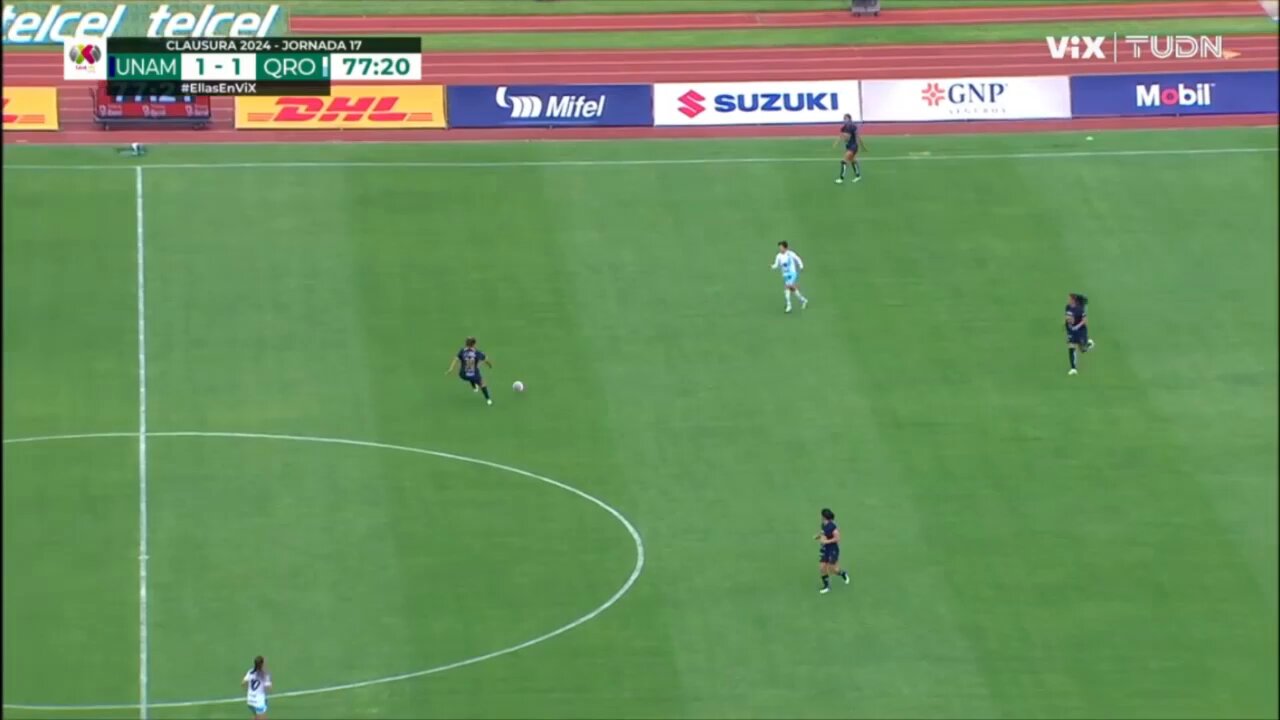 El segundo de @PumasMXFemenil lo firmó Aerial ✍️🏼