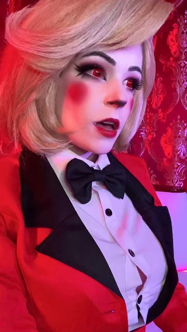 Thank you for the warm welcome back everyone! I just want to say I love you guys! #HazbinHotel #CharlieMorningstar<a href="/tag/cosplayer"class="tags"><span>#cosplayer</span></a><a href="/tag/cosplay"class="tags"><span>#cosplay</span></a><a href="/tag/hazbinhotel"class="tags"><span>#hazbinhotel</span></a><a href="/tag/hazbinhotelcharlie"class="tags"><span>#hazbinhotelcharlie</span></a>