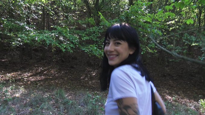 🚨 NEW SCENE 🚨  Goth slut @GothCharlotte was so horny and took me into the woods so my BBC could satisfy<a class="tags" href="/tag/gothcharlotte">@gothcharlotte</a>