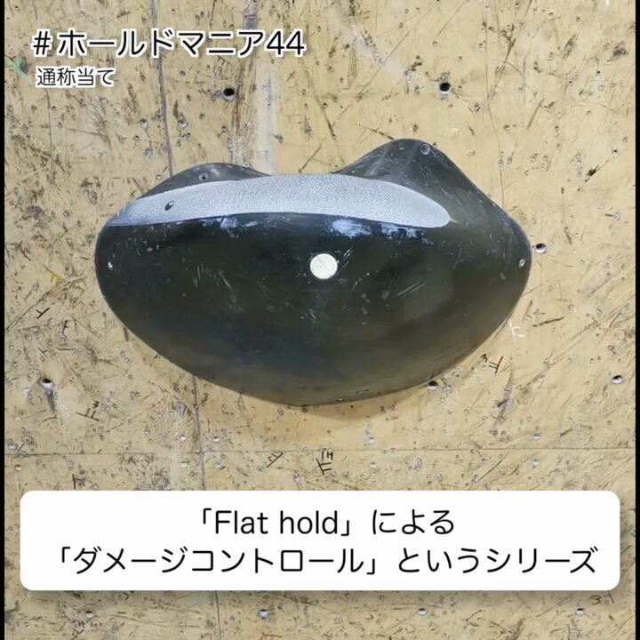 フラットホールド 。クライミングホールド