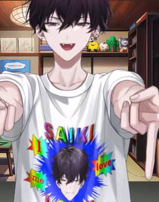 にじさんじ 佐伯イッテツ そのまんまTシャツ そのまんまグッズ第9弾】Tシャツ 佐伯イッテツ｜にじさんじ