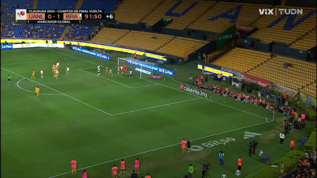 ✔️ Gol de @reyeszmari que manda a @TigresFemenil 🐯hacia las Semifinales ⚽️