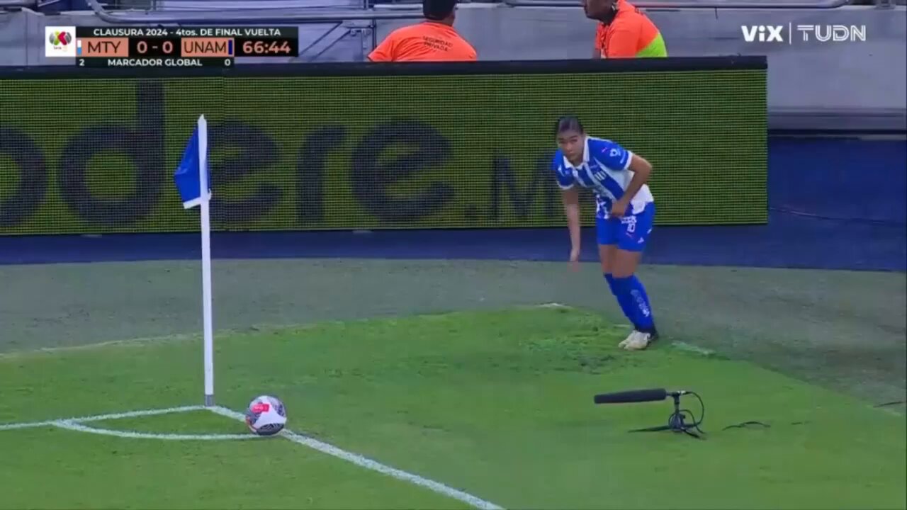 💥 Cabezazo con sabor a Semifinales 💥@jermaine109 🇿🇦 con el gol de @Rayadas 🔵⚪️