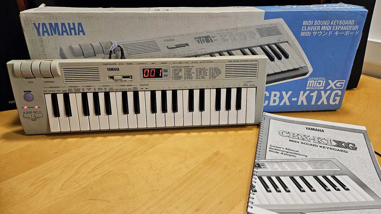 ③ YAMAHA MIDIキーボード SK1XG (CBX-K1XG同等品)