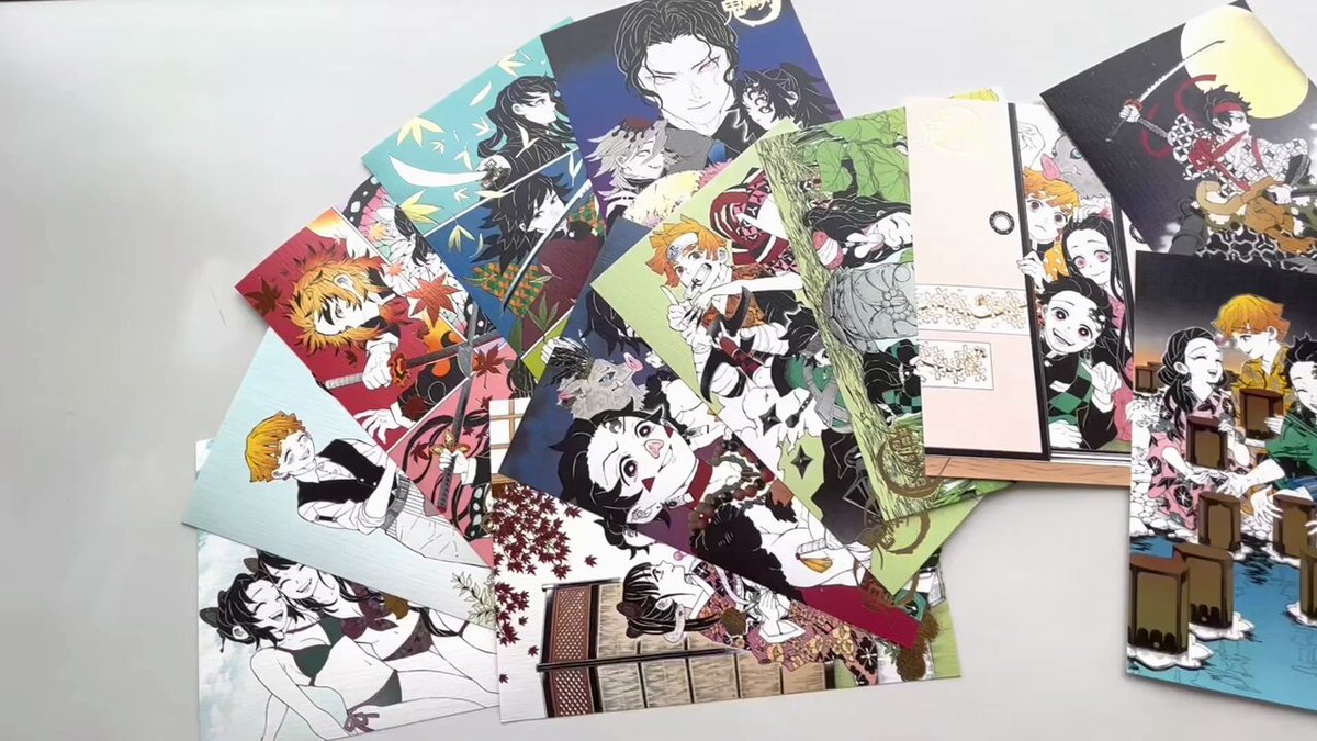 鬼滅の刃 - 【鬼滅の刃 限定品含む5点セット】幕間画集、パンフレット、キャンバスアート、原画 ufotable コミックマーケット100 テレビアニメ「鬼滅の刃」遊郭