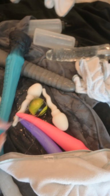 todays aftermath. by the end of it my hole was sore even this lil orb was giving me a really intense