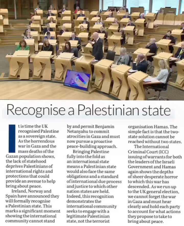 Angus Robertson on X: &ldquo;🇵🇸First Minister @JohnSwinney has again 