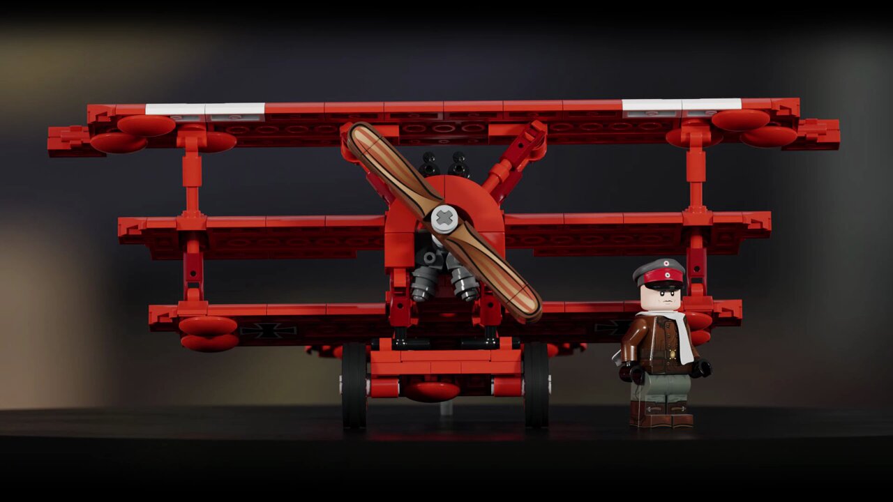 Brickmania Toys on X FREE gift with purchase through Monday 6 3 when you preorder the Red Baron s Fokker Dr.1 WWI Fighter This week features a free minifig scale 2x3 tile on plate showcasing