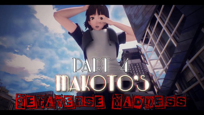 Persona 5 - Makoto's Extended End Out now  After breaking out of the Metaverse, Makoto is now back in<a href="/tag/giantess"class="tags"><span>#giantess</span></a><a href="/tag/persona5"class="tags"><span>#persona5</span></a><a href="/tag/sizetwitter"class="tags"><span>#sizetwitter</span></a>