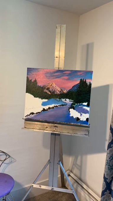 Working on a #painting that I started this past winter today! #art #artist https://t.co/3ZDyTh2GrA<a href="/tag/painting"class="tags">#painting</a><a href="/tag/art"class="tags"><span>#art</span></a><a href="/tag/artist"class="tags"><span>#artist</span></a>