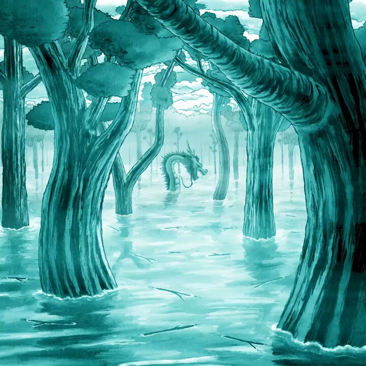 【絵画】群生する谷と緑の湖 426遠野【新緑と水田！】鮮やかに力ずよく大胆に描くコツ - YouTube
