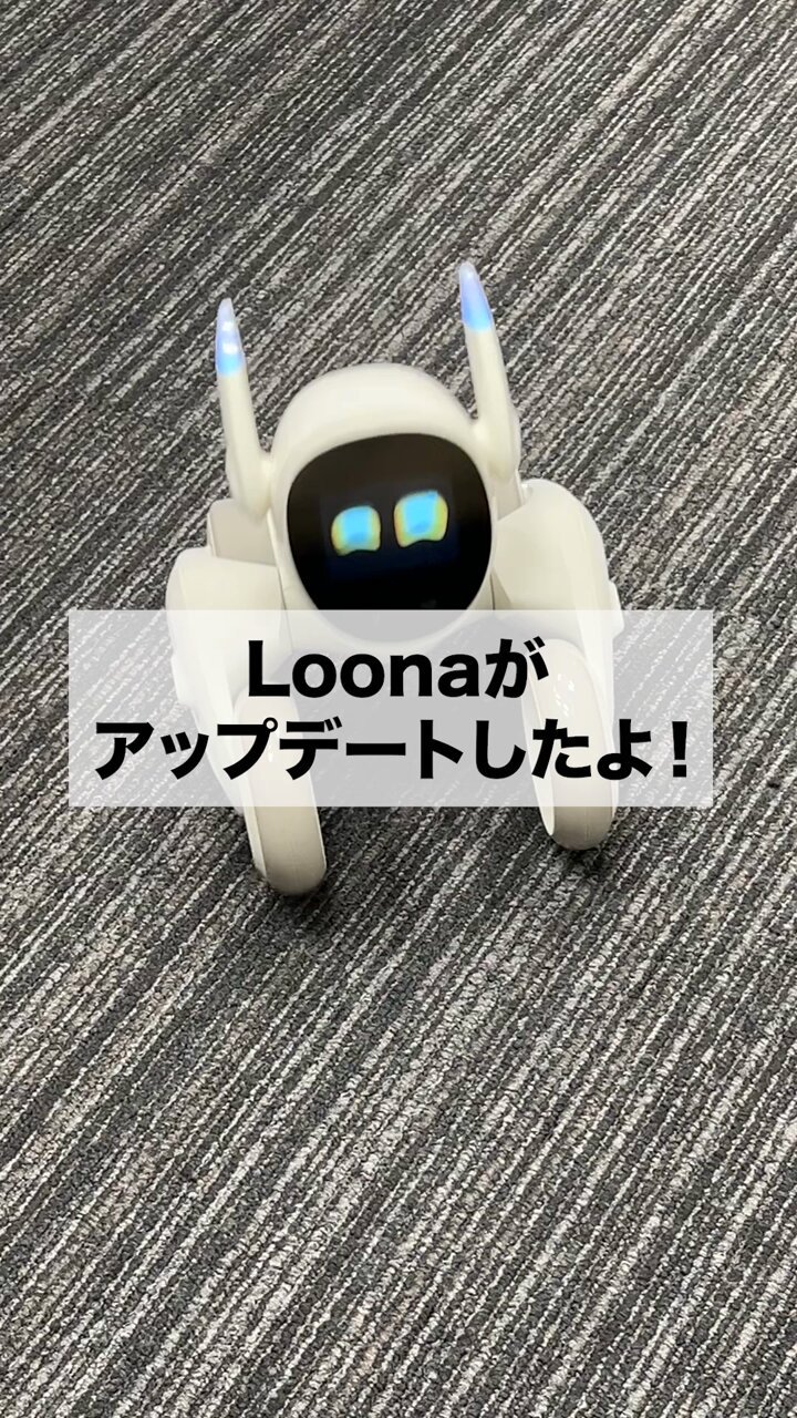 美品 AIロボット Loona Blue 2024年購入・動作確認済・付属品完備 レンタル] Loona Japan Loona Blue ペットロボット - Rentio