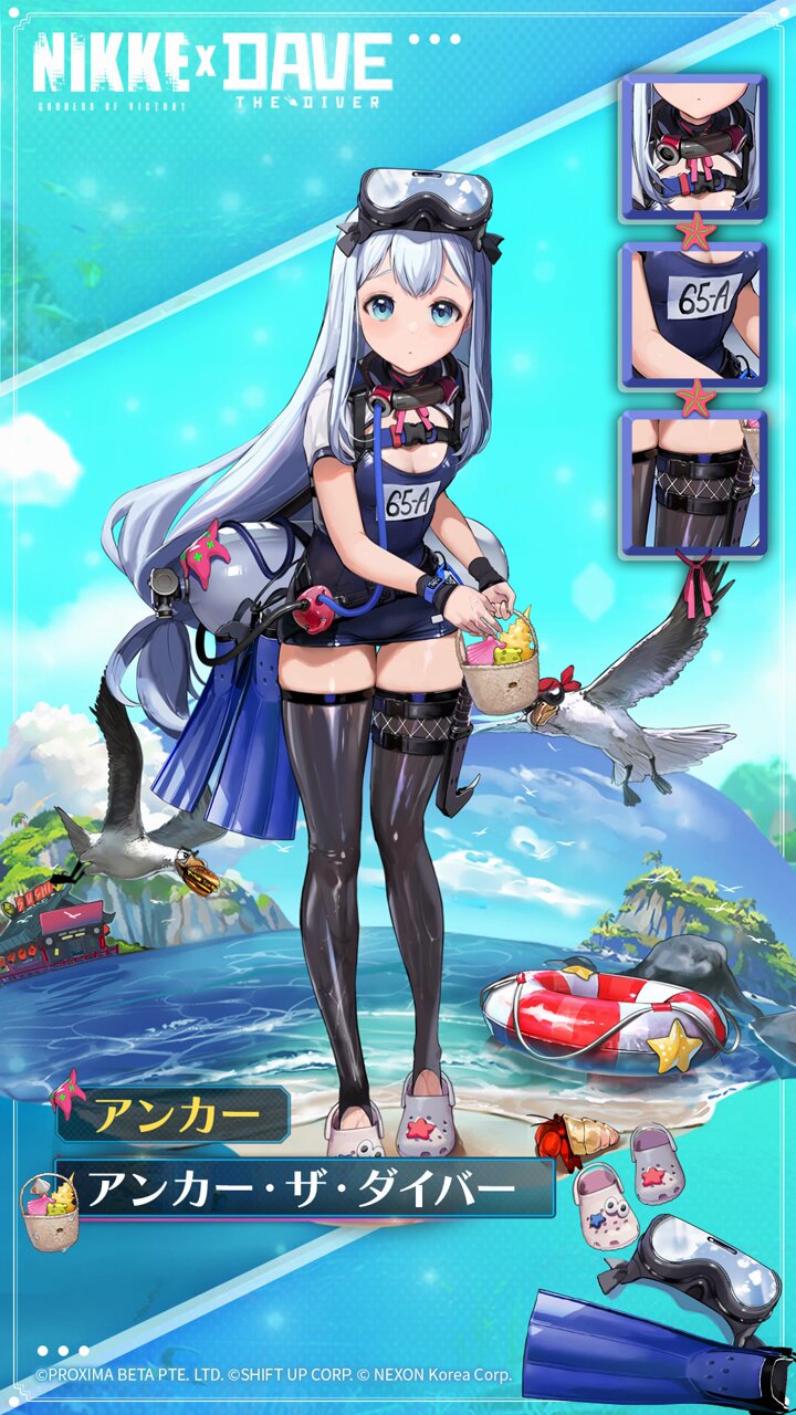 ニケアンカーコスプレ NIKKE Mサイズ