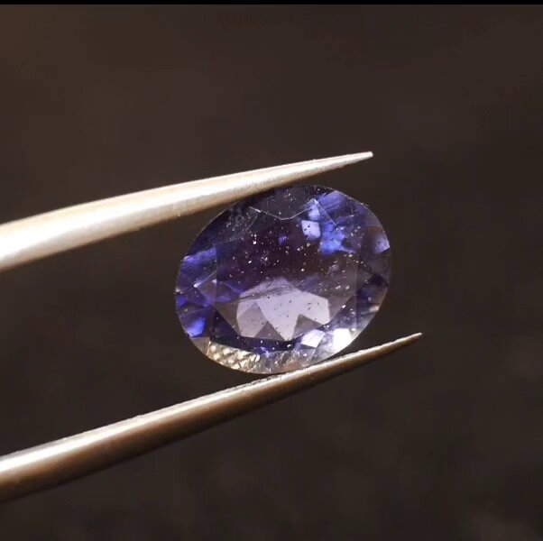 まめ様 高品質!!アイオライト♡パイライト♡トルマリン共生スフィアNo.962 アイオライト | Funky garuda Stone (ファンキー・ガルーダ