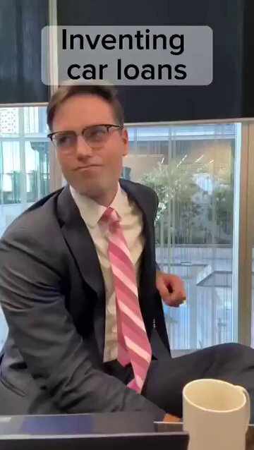 Image for the Tweet beginning: How car loans were invented: