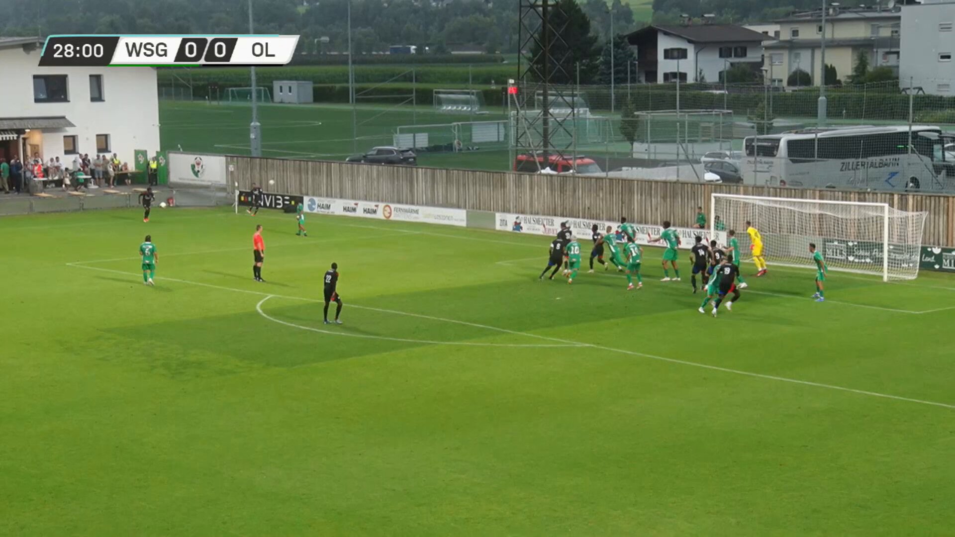 💥 Le corner de Saïd Benrahma déposé sur la tête de @CorentinTolisso pour ouvrir le score face au WSG Tirol ! 💪⏯ Suivez la rencontre en direct et en exclusivité sur #OLPLAY 👉 #WSGTOL