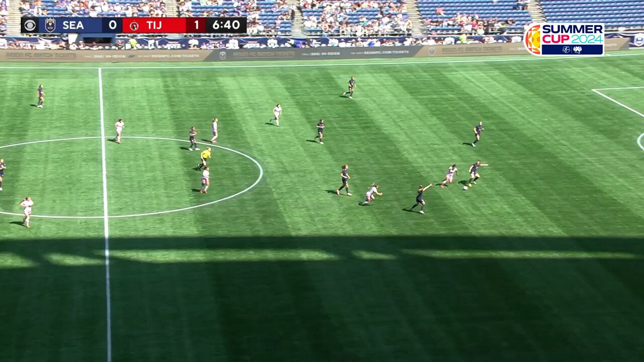 Por poooooco y cae el segundo de @XolosFemenil. 😱 #RompiendoFronteras #SummerCup